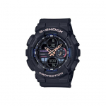 Casio Kvartsliikumine Vaikrihmaga K&auml;ekell Must sihverplaat Naiste kellad GMA-S140-1APR Random Watch Box
