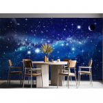 Galaktiline kosmilise taeva tapeet laele &Ouml;ise taeva tapeet T&auml;hed Udud Seinakleebis Elutuba Magamistuba Seinakate 200 cm(W) x 140 cm(H)