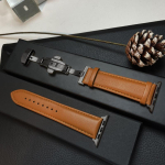 Ehtne nahk Apple Watchi rihma jaoks 45mm 41mm 44mm 40mm 46mm 49mm correa bracelet iwatch seeria 7 SE 8 9 ultra 2 3 10 11 rihm 42 44 45 49 S10-46mm black
