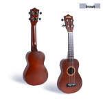 ALOHA 21 p&auml;rnapuidust ukulele - M&auml;ngitav muusikainstrument logokleebistega