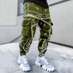 Hip Hop Printing P&uuml;ksid Meeste P&uuml;ksid Mood Streetwear Dressip&uuml;ksid Meestele Jooksjad High Street lahtised p&uuml;ksid Mehed 2XL armee roheline v&auml;rv