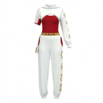 Jame Zombie High School 4 Victor Cosplay Kost&uuml;&uuml;m Halloweeni Lavaesinemise Kost&uuml;&uuml;m Rollim&auml;ngu Cosplay Komplekt Nova Pants Style (T-Shirt + Pants) Children 110 white