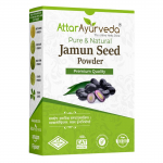 Attar Ayurveda Jamuni seemnepulber 500 g Looduslik taimne pulber igap&auml;evaseks heaolu rutiiniks Sile tekstuur Mitmeotstarbeline kasutamine