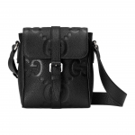 Gucci Jumbo GG reljeefne must nahast &otilde;lakott pandlakinnitusega unisex luksuslikuks igap&auml;evaseks kasutamiseks Gift Set(Basic Set+Box+Shopping Bag)