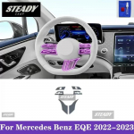 Mercedes Benz EQE 2022-2023 jaoks Auto sisekeskkonna keskkonsool l&auml;bipaistev TPU V&auml;rvikaitsekile Kriimustusvastane kleebis LCD PPF Left-hand drive