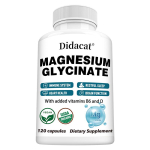 Magneesiumgl&uuml;tsinaat 400 mg, k&otilde;rge imendumiskiirus, 120 kapslit 120 Capsules