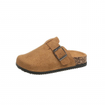 Lapsed T&uuml;druk Suede Mules Sussid Poiss Korgist Tald Sandalid Kaaretoega V&auml;litingimustes Rannaklid Kodujalatsid 26-27