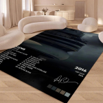 Drake Pop Rap Muusika Albumi Muster Vaip P&otilde;randamatt Laua Libisemisvastane Matt Diivani Kodukaunistuse jaoks Elutuba Magamistuba Kohvilaud 80x120cm