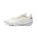 Li Ning Wade 808 5 Ultra V2 Voolav Kuld Spordijalatsid Mugavad P&otilde;rutuskindlad Kulumiskindlad Madalad Korvpallijalatsid Meeste toss ABAV045-11 44⅓ white