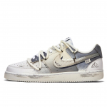 Nike Court Vision 1 Libisemiskindlad Kulumiskindlad Madalad T&otilde;mblukuga Rula Kingad Meeste Hall Valge DH2987-101(Team177- ) 40