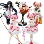 Puella Magi Madoka Magica Anime Kuju Kaname Madoka Akemi Homura Momoe Nagisa Armsad Kogutavad Skaalasuhtega Mudelid M&auml;nguasjad Komplektid Kingitus black