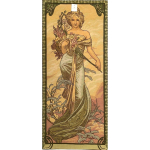 Vaip Alphonse Mucha emps kevad cm 200x180 must