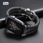 Survival V&auml;litingimuste Punutud Rihm Apple Watch 49MM 45mm 44mm 42mm jaoks K&ouml;isrihm Iwatch 7 6 5 4 8 9 SE 40mm 41mm jaoks Nailonist K&auml;ev&otilde;ru 42mm-44mm-45mm-49mm