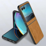 Luksuslik lambanahast kate Motorola Razr 70 60 Ultra 2025/25/26 Razr 70/60/50/40 Ultra jaoks, p&otilde;rutuskindel k&otilde;va plastist telefoni&uuml;mbris For Razr 50 Ultra pruun