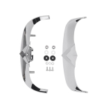 Kroomitud poritiivaotsa viimistluskomplekt FLSTS Heritage Springer mootorrattale Tagumine Esimene ChromePlated Silver