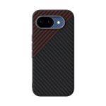 Google Pixel 10a jaoks Magnetiline &uuml;mbris PU triibuline nahast k&otilde;va silikoonkate Google Pixel 10a jaoks Luksuslik kest P&otilde;rutuskindel p&otilde;rkeraud Google Pixel 10a black