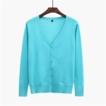 &Uuml;lem&otilde;&otilde;dulised &uuml;hev&auml;rvilised kootud kampsunjakid Naistele Naissoost Jakk Mantel Pikkade varrukatega Vabaaja V-kaelusega Topid Kampsunid Punane Must XXL 3XL 4XL 5XL 4XL blue