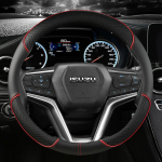 BDC1 Isuzu D-MAX 2013-2018 mu-X 2013-2018 D-Max MU-X III 2020- 2023 Automaatse rooliratta kate PU nahast Autotarvikud punane