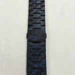 Premium luksuslik hingav kerge s&uuml;sinikkiust nutikella rihm 22mm Br&auml;ndiga &uuml;hilduv Mitmev&auml;rviline black