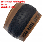 Uus JILUER 26x4.0 Jalgrattarehv Lumiratas Poolkiilas Rattas Fat 26 Tolline Kokkupandav Rehv Rattas&otilde;it Tee Rand Elektri 60TPI Jalgratta Osad Foldable