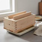 Puidust Tofupress DIY Karbik Lihtsalt Kasutatav Kohupiimategija Kodukokkadele, Algajatele 1A Ilma Surveribata 1A No Pressure Bar gray