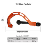 PE ja PVC torul&otilde;ikur 110-160mm torudele - PPR k&auml;&auml;rid red
