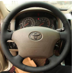 Toyota Land Cruiser Prado 120 Land Cruiser 100 Land Cruiser VXL125 Tacoma K&auml;sitsi &otilde;mmeldud Ehtne nahk Roolikate EZ0 gray