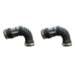 Mitmek&uuml;lgne 2X 16578-VC12A &Otilde;HUIMIVASE Toru Turbo Voolikule NISSAN Patrol GU Y61 ZD30 jaoks 16578VC12A must