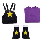 Poppy's Playtime printsess Lily Cosplay Halloweeni laste &uuml;mmarguse kaelusega seelik Cosplay 140 black