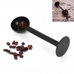 2-in-1 espresso kohvioa lusikas 10 g tampimislusikaga tamper Teet&ouml;&ouml;riist must