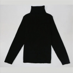 S&uuml;gistalv Lapsed Poisid T&uuml;drukud Kilpkaelusega kampsun Pullover Kootud Kampsunid Lasteriided 80 must