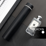 Bpa-vaba isoleeritud 260 ml &otilde;huke vaakumkolb termostass 304 roostevabast terasest kohvi veepudel 260ml must