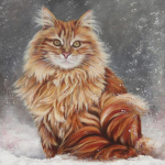 Teemanttikandid Karvane kassi seinakaunistus Rubiku kuubik &uuml;mmargune teemantmaal Kristallmosaiikpilt 30x30CM