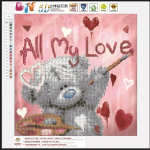 Huacani teemanttikandid 5D DIY teemantmaal Halloweeni pilt kividest t&auml;is teemant j&otilde;ulukingitus kodus 30*30 cm