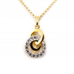 Altesse [K4722] - Collier Plaqu&eacute; Or 'D&eacute;esse' blanc kuld