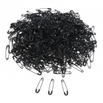 L&auml;ikivad metallist n&otilde;elaga haakn&otilde;elad Nikkeldatud 1000tk 22mm must 500PCS 18mm Black