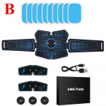 Nutikas EMS k&otilde;hulihaste stimulaator treener 10 geelpadjaga lihasmasseerija sinine