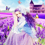 5D DIY Teemantmaaling Lavendel Aia muster Teemanttikandid Multikad t&uuml;druk Ristpistes Kodukaunistused Kingitused 30X30CM