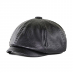 [NORTHWOOD]PU-nahast barettist m&uuml;ts meestele Soliidne must barett isak&uuml;barad meeste peak&uuml;barad rekkam&uuml;tsid 58cm must