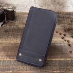 KONTAKTID Rahakott meestele Ehtsast nahast siduriga rahakott Meeste vabaaja pikk rahakott lukuga telefonitaskuga, suure mahutavusega RFID-kaardihoidja