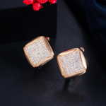 WWJ Chic Mirco Pave Cubic Zirconia kollase kuldse v&auml;rvi suured k&otilde;rvar&otilde;ngad kuld