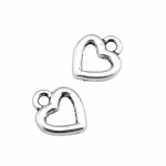40tk &otilde;&otilde;nsad s&uuml;damev&otilde;lusid Jewelri Charm antiikh&otilde;bedane v&auml;rv 8X7mm
