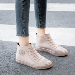 Veekindlad PVC l&otilde;uendist kingad naiste platvormid pahkluu vihmasaapad Mood v&auml;listingimustes kasutatavad vihmajalatsid Naiste libisemiskindlad pluss puuvillased silikoonsaapad 39