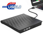 V&auml;line CD-DVD-draiv, USB 3.0 &otilde;huke v&auml;line CD-DVD-&uuml;mberkirjutaja, kirjutaja, kiire andmeedastus USB-optiliste draivide m&auml;ngija MacOS Windowsi jaoks USB3.0 must