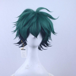 My Hero Academia Izuku Midoriya parukas Boku No Hero Academia Academy Cosplay Hair Izuku Midoriya Deku parukas Cosplay parukas + paruka m&uuml;ts roheline