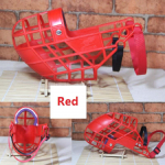 Reguleeritav koera koonuga plastikmask haukumisvastane suukate v&auml;ikesele/keskmisele/suurele hurt Gree whippetile L punane