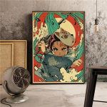 5D DIY Teemanttikunst Demon Slayer: Kimetsu no Yaiba Teemantmaal Mosaiik Kodu Kaunistus Full Round 20X30CM