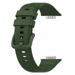 Huawei k&auml;ekellale Fit 2 silikoonrihmaga randmepael Huawei kella Fit2 aktiivsele k&auml;ekellale Correa For Huawei Watch Fit 2 armee roheline v&auml;rv