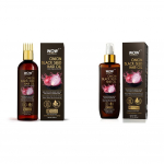 WOW Skin Science Onion Black Seed Hair Oil with Comb Applicator, 100ml+WOW Skin Science Onion Black Seed Hair Oil, 200ml