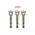 Drill Batch Screwdriver Bit 3tk Elektrilised puuriotsad